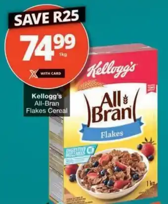 Checkers Hyper Kellogg's All-Bran Flakes Cereal offer