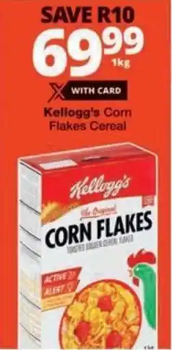 Checkers Hyper Kellogg's Corn Flakes Cereal offer