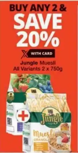 Checkers Hyper Jungle Muesli All Variants offer