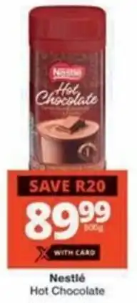 Checkers Hyper Nestlé Hot Chocolate offer