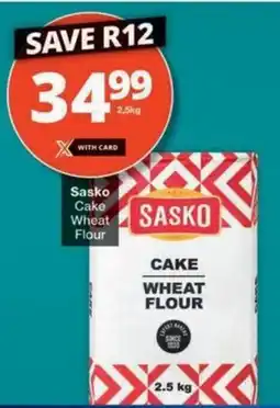 Checkers Hyper Sasko Cake Wheat Flour offer