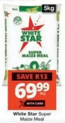 Checkers Hyper White Star Super Maize Meal offer