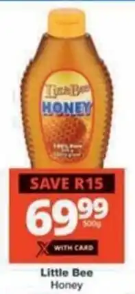 Checkers Hyper Little Bee Honey offer