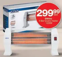 Checkers Hyper Ottimo 3-Bar Quartz Heater offer
