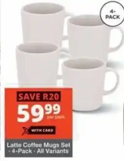 Checkers Hyper Latte Coffee Mugs Set offer