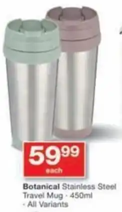 Checkers Hyper Botanical Stainless Steel Travel Mug offer