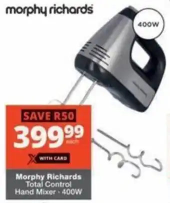 Checkers Hyper Morphy Richards Total Control Hand Mixer offer
