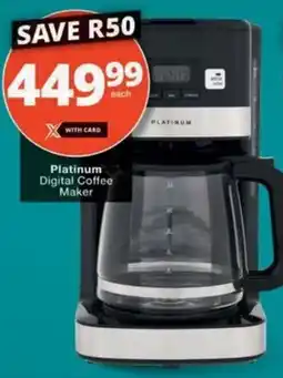Checkers Hyper Platinum Digital Coffee Maker offer