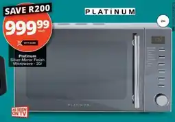Checkers Hyper Platinum Silver Mirror Finish Microwave offer