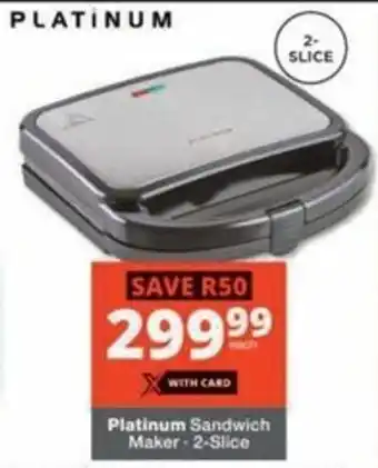 Checkers Hyper Platinum Sandwich Maker offer