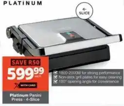 Checkers Hyper Platinum Panini Press offer