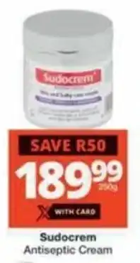 Checkers Hyper Sudocrem Antiseptic Cream offer