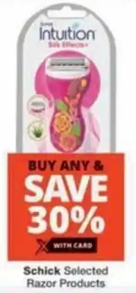 Schick Selected Razor Products