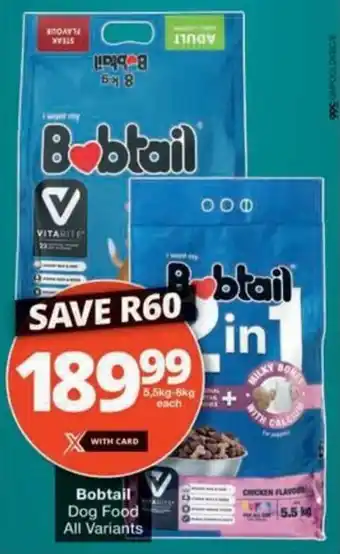 Checkers Hyper Bobtail Dog Food All Variants offer