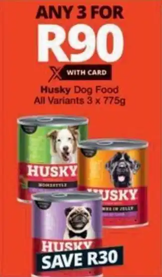 Checkers Hyper Husky Dog Food All Variants offer