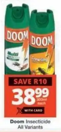 Checkers Hyper Doom Insecticide All Variants offer
