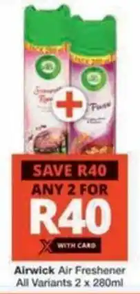 Checkers Hyper Airwick Air Freshener All Variants offer