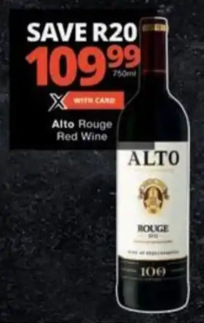 Checkers Hyper Alto Rouge Red Wine offer