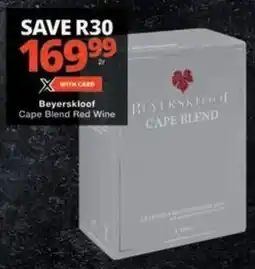 Checkers Hyper Beyerskloof Cape Blend Red Wine offer