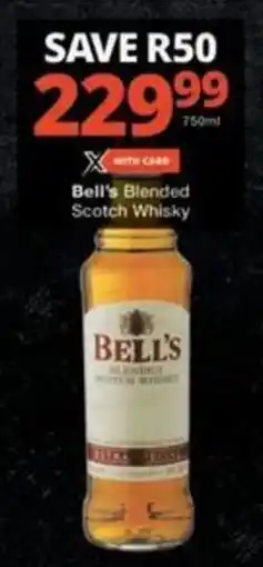 Checkers Hyper Bell's Blended Scotch Whisky offer