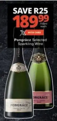 Checkers Hyper Pongrácz Selected Sparkling Wine offer