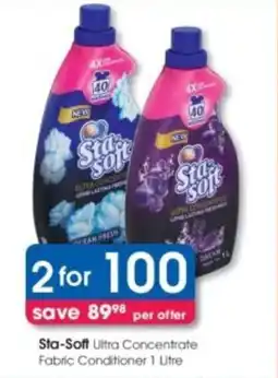 Clicks Sta-Soft Ultra Concentrate Fabric Conditioner offer