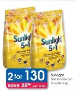 Clicks Sunlight 5in1 Handwash Powder offer
