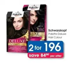 Clicks Schwarzkopf Palette Deluxe Hair Colour offer