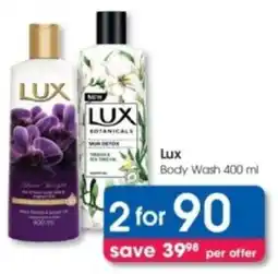 Clicks Lux Body Wash offer