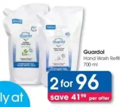 Clicks Guardol Hand Wash Refill offer