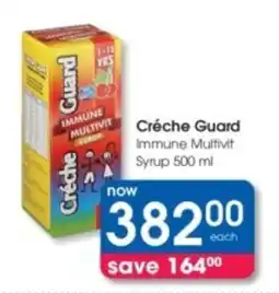 Clicks Creche Guard Immune Multivit Syrup offer