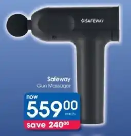 Clicks Safeway Gun Massager offer