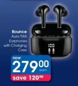Clicks Bounce Aura TWS Earphones with Charging Case offer
