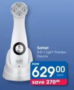Clicks Sorbet 5-in-1 Light Therapy Device offer