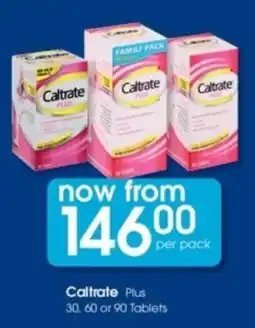 Clicks Caltrate Plus offer