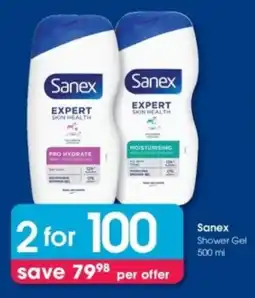 Clicks Sanex Shower Gel offer