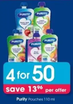 Clicks Purity Pouches offer
