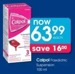 Clicks Calpol Paediatric Suspension offer