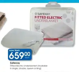 Clicks Safeway Fitted Electric Underblanket offer