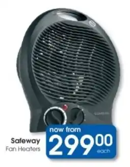 Clicks Safeway Fan Heaters offer