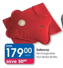 Clicks Safeway Rechargeable Hot-Water Bottle offer