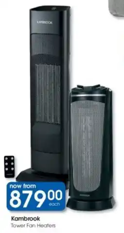 Clicks Kambrook Tower Fan Heaters offer
