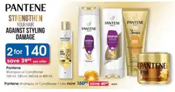 Clicks Pantene Shampoo or Conditioner offer