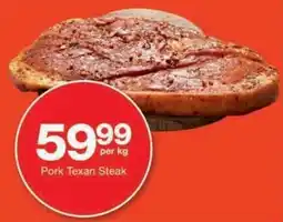 Checkers Pork Texan Steak offer