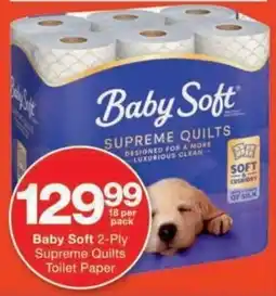 Checkers Baby Soft 2-Ply Supreme Quilts Toilet Paper offer
