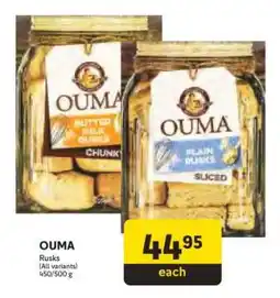 Makro Ouma Rusks offer