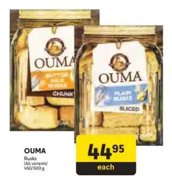 Makro Ouma Rusks offer
