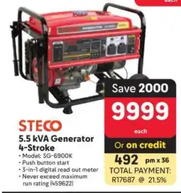 Makro STECO 5.5 kVA Generator 4-Stroke offer