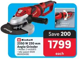 Makro Einhell 2350 W 230 mm Angle Grinder offer