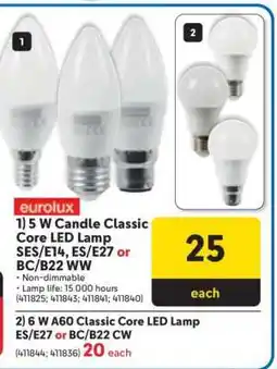 Makro 5 W Candle Classic Core LED Lamp offer